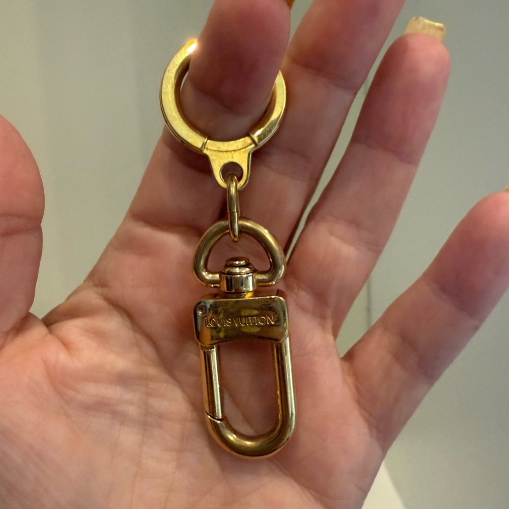 Louis Vuitton Gold Keychain